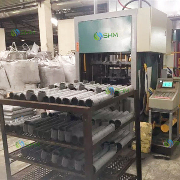 Automatische Papiersprüse-Gießröhremaschine für Gießerei-Riser mit Warmpressausrüstung